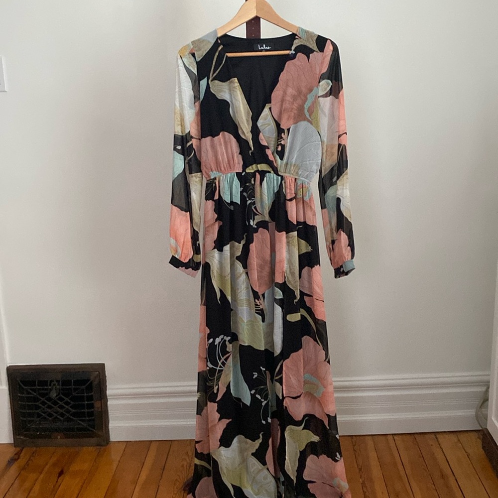 Lulus Maxi Floral Dress